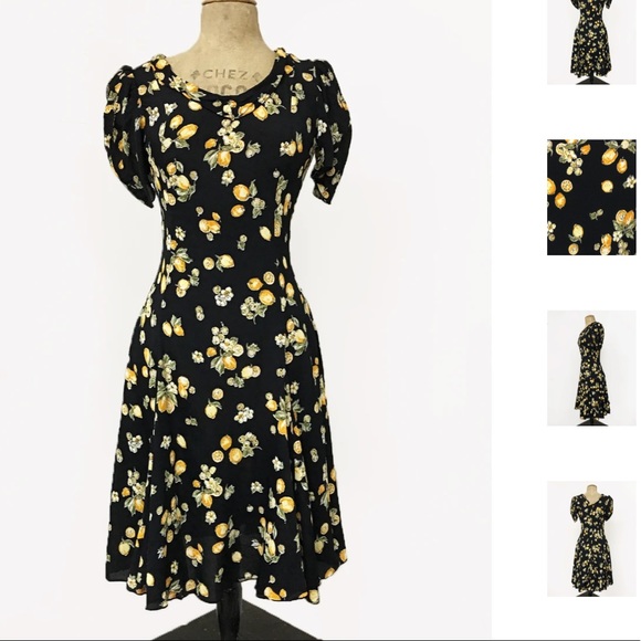 loco lindo Dresses & Skirts - Loco Lindo Venice dress lemon print